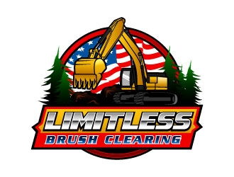 Limitless Brush Clearing logo design by daywalker