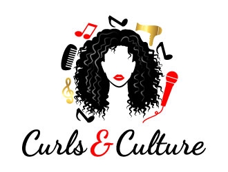 Curls&Culture logo design by MonkDesign
