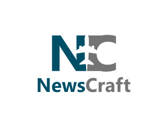 NewsCraft or News Force 1 logo design by Girly