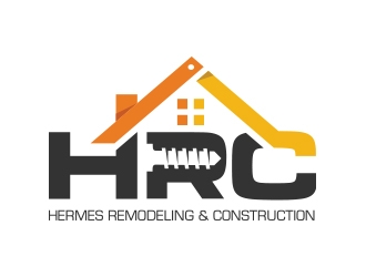 HRC - HERMES REMODELING & CONSTRUCTION  logo design by manson