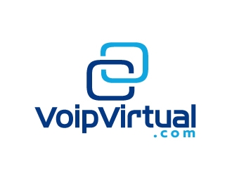 VoipVirtual.com logo design by AamirKhan