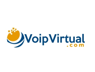 VoipVirtual.com logo design by AamirKhan