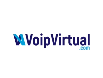 VoipVirtual.com logo design by kasperdz