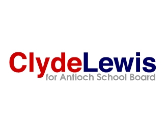Clyde Lewis for Antioch School Board logo design by AamirKhan