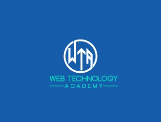 Web Technology Academy logo design by aryamaity
