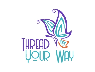 Thread Your Way logo design by cybil