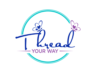 Thread Your Way logo design by qqdesigns