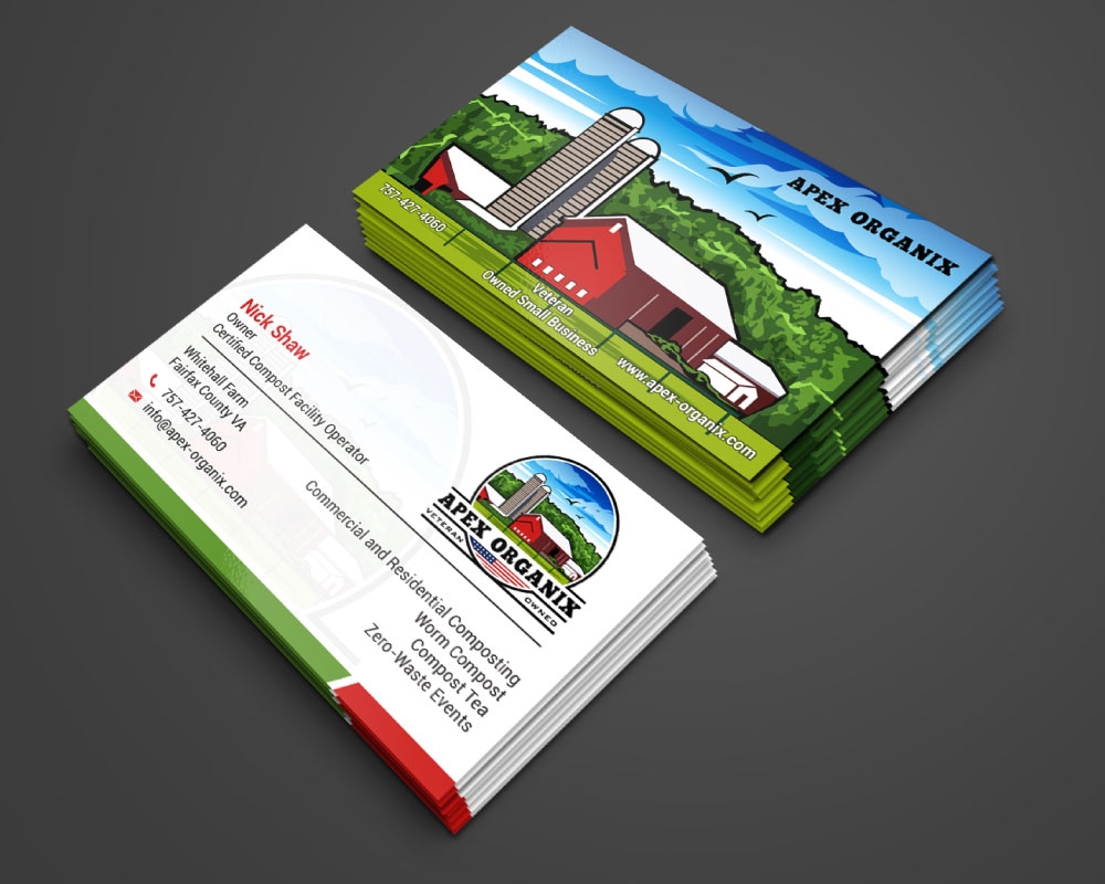 Apex Organix logo design by Boomstudioz