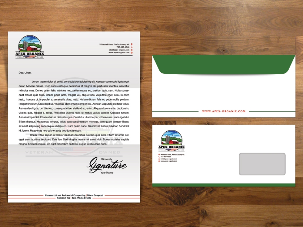 Apex Organix logo design by Realistis