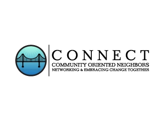 C.O.N.N.E.C.T. (Community Oriented Neighbors Networking & Embracing Change Together) logo design by my!dea