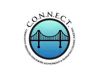 C.O.N.N.E.C.T. (Community Oriented Neighbors Networking & Embracing Change Together) logo design by my!dea