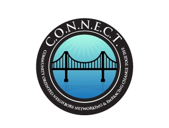 C.O.N.N.E.C.T. (Community Oriented Neighbors Networking & Embracing Change Together) logo design by my!dea