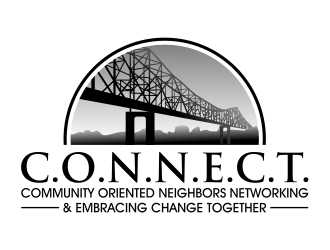 C.O.N.N.E.C.T. (Community Oriented Neighbors Networking & Embracing Change Together) logo design by cintoko