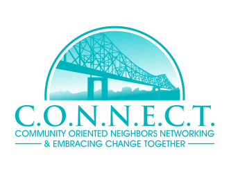 C.O.N.N.E.C.T. (Community Oriented Neighbors Networking & Embracing Change Together) logo design by cintoko