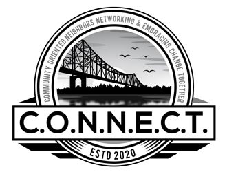 C.O.N.N.E.C.T. (Community Oriented Neighbors Networking & Embracing Change Together) logo design by MAXR