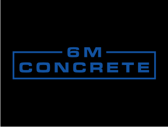 6M Concrete logo design by Zhafir