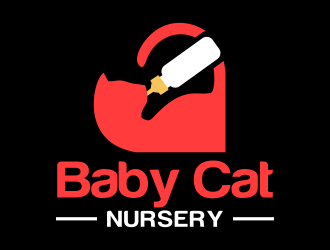 Baby Cat Nursery logo design by jm77788