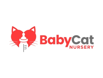 Baby Cat Nursery logo design by lexipej