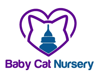 Baby Cat Nursery logo design by PMG