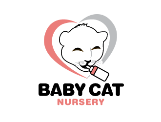 Baby Cat Nursery logo design by Suvendu