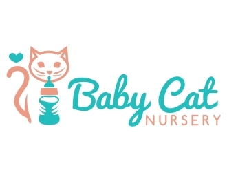 Baby Cat Nursery logo design by rgb1