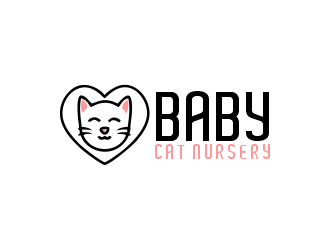 Baby Cat Nursery logo design by Gwerth