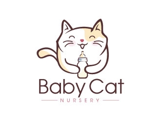 Baby Cat Nursery logo design by sanworks