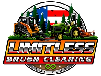 Limitless Brush Clearing logo design by Suvendu