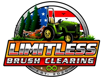 Limitless Brush Clearing logo design by Suvendu