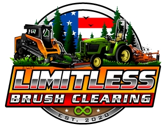 Limitless Brush Clearing logo design by Suvendu