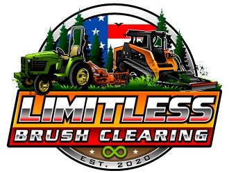 Limitless Brush Clearing logo design by Suvendu