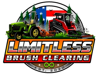 Limitless Brush Clearing logo design by Suvendu