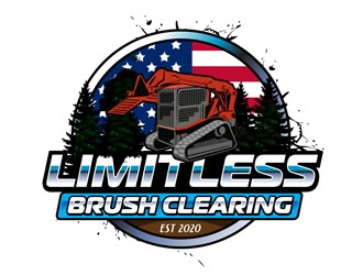 Limitless Brush Clearing logo design by DreamLogoDesign