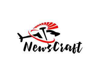 NewsCraft or News Force 1 logo design by Gwerth
