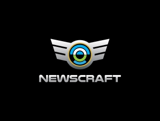 NewsCraft or News Force 1 logo design by pradikas31