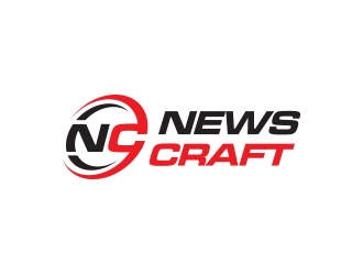 NewsCraft or News Force 1 logo design by manson