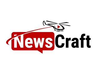 NewsCraft or News Force 1 logo design by jaize