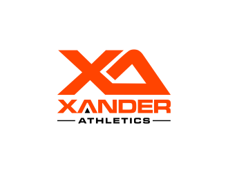 Xander Athletics  logo design by haidar