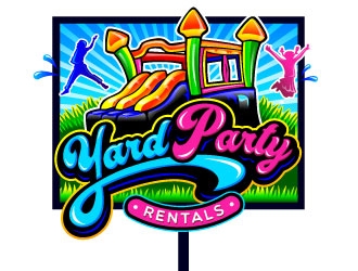 Yard Party Rentals logo design by REDCROW