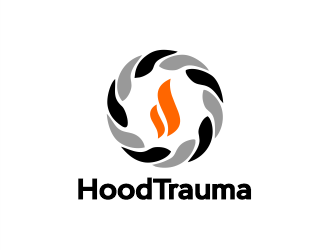HoodTrauma logo design by Gwerth