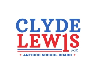 Clyde Lewis for Antioch School Board logo design by forevera