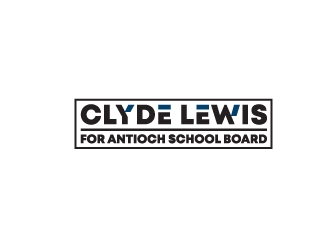 Clyde Lewis for Antioch School Board logo design by bigboss