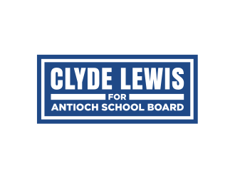 Clyde Lewis for Antioch School Board logo design by cintoko