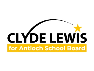 Clyde Lewis for Antioch School Board logo design by kgcreative