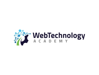 Web Technology Academy logo design by harno