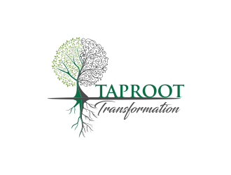 Taproot Transformation logo design by oke2angconcept