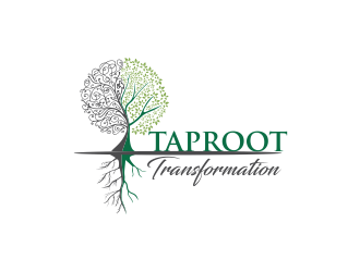 Taproot Transformation logo design by oke2angconcept
