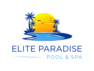 Elite Paradise Pool & Spa  logo design by xorn