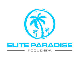 Elite Paradise Pool & Spa  logo design by EkoBooM