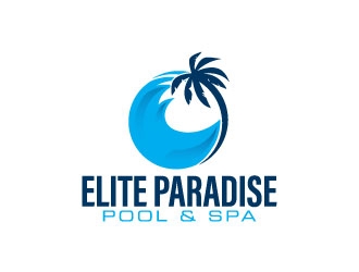 Elite Paradise Pool & Spa  logo design by daywalker